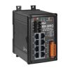 8-port 10/100 Mbps Ethernet with 1 fiber port Switch (Single mode 30 km, SC connector) with metal caseICP DAS